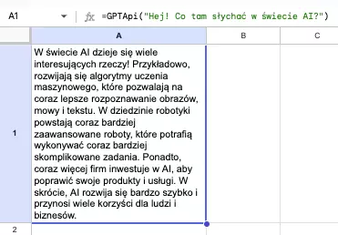 Odpowiedź od AI