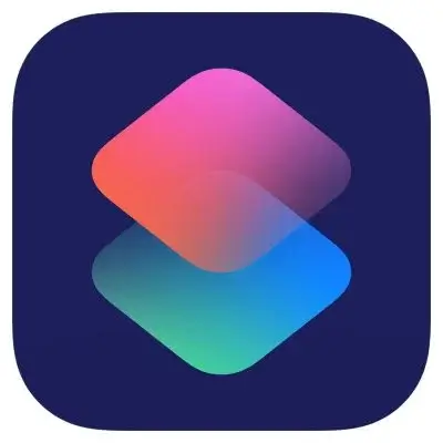 Ikona aplikacji Skróty na IOS